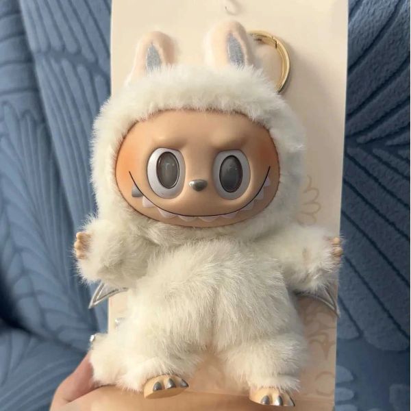 High quality Labubu Angel Zimomo Doll Plush Toy 1 1 Handmade Face Vinyl Doll Labubu Gift Childrens Toy Holiday Christmas Gift #T33