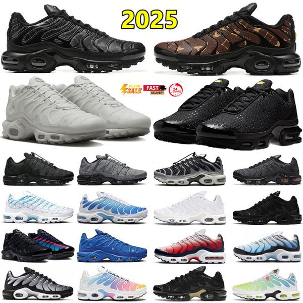 

Designer tn plus tns mens running shoes Triple White Black 25th Anniversary Atlanta Grey Reflective House Blue Onyx Stone Men Women Trainers Sports Sneakers Sneaker, Red