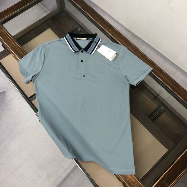 

Men's Polos High Quality Golf Shirt Luxury Soft Polo Quick-drying Breathable Lapel Short-sleeved T-shirt Unisex Shirts US Size, Beige