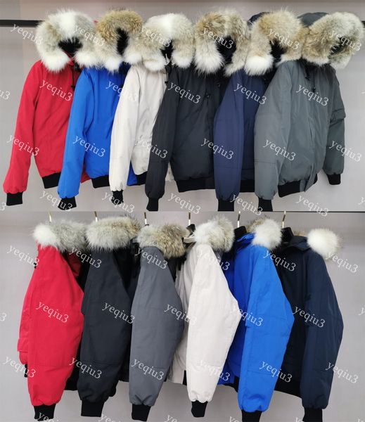 

Mens Puffer Jacket Down Jacket Coat High-end Hooded Natural Wolf Fur Decoration Windproof Thickened Jacket White Duck Down Filling Outdoor Warm Durable Plus Size, Green