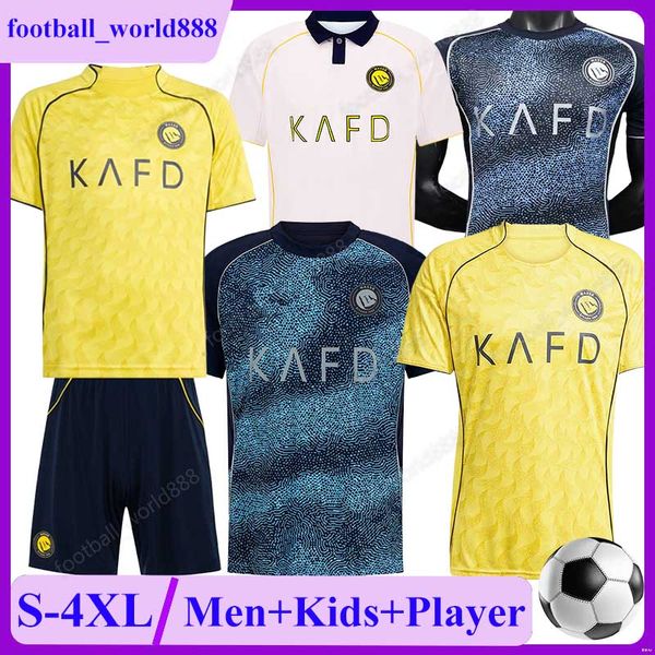 4XL Al Nassr FC 25 26 Soccer Jerseys RONALDOS MANE 2025 2026 Football Shirts Al-Nassr J.DURAN YAHYA football kits WESLEY MARRAN BROZOVIC Player Men Kid Kits Socks Sets