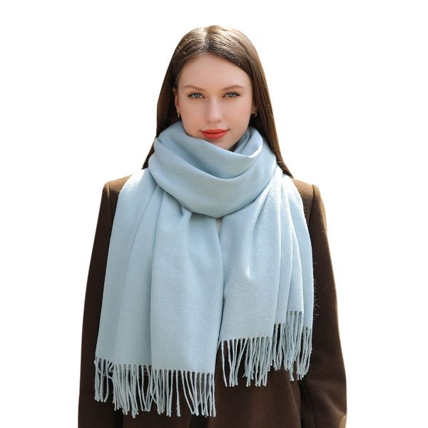 Fashion cashmere scarf High-end soft thick scarf men's and women's scarves 200/70cm