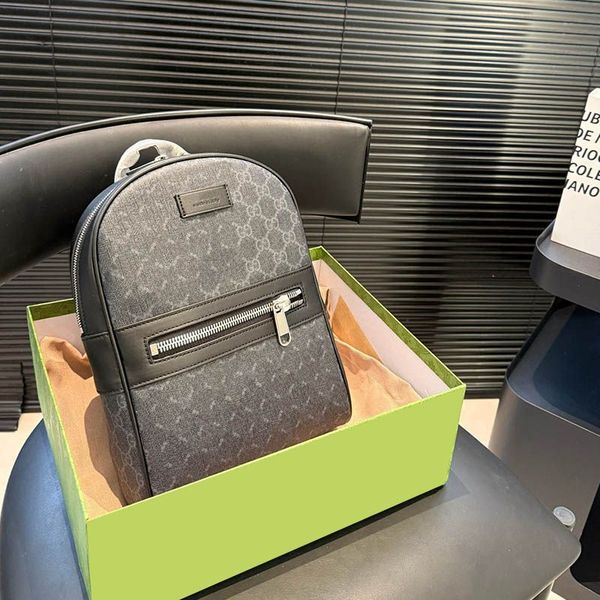 2025 G Black Designer backpack medium luxry khaki leather Nylon outdoor bags packs designers men T251111