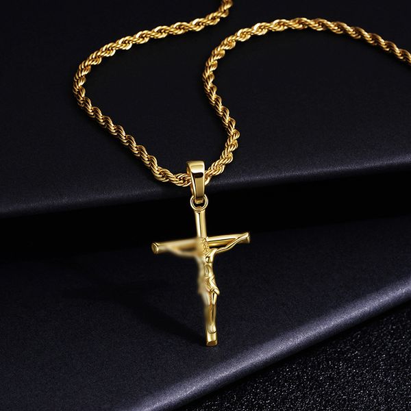 

designer necklace Jewelry Hot-selling Cross Necklace, 18K Gold-Plated (Fade-Resistant), with a Unique and High-End Cross Pendant