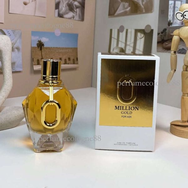 

perfume cologne designer fragrance Million Gold For Her Women 100ml Cologne Perfumes Long Lasting Good smell Body Spray Fragrance Perfume fast ship