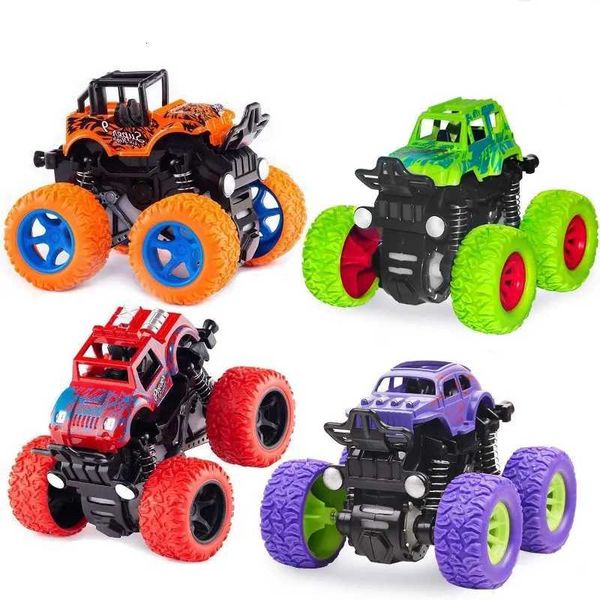 Monster Truck Toys Friction Powered Toy Cars Push and Go Vehicles for Kids Best Christmas Birthday Party Gift for Boys Girls W250913