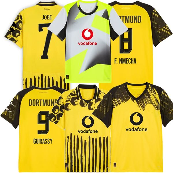2025 2026 Dortmund GUIRASSY JOBE soccer jerseys SABITZER RYERSON ANTON BRANDT MALEN F.NMECHA EMRE CAN YAN COUTO SVENSSON 25 26 football men and kids shirt