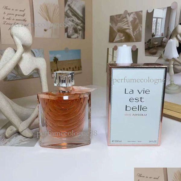 

perfume cologne designer Incense La Vie Est Belle Iris Absolu Pers Eau De Parfum For Women Cologne Body Mist Spray 100Ml Edp Lady Fragrance Long Lasting Plea D