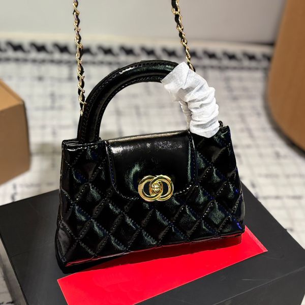 

Luxury designer bag shoulder bag Totebag women's high-quality leather chain gold metal suede double pack large capacity shopping bag shoulder carrying bag 11, #15