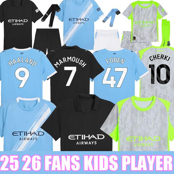

Buyers' Picks 25 26 HAALAND soccer jerseys FODEN MARMOUSH DOKU Cherki KOVACIC GVARDIOL DE BRUYNE DE BRUYNE Reijnders football shirt men kids kits, Orange