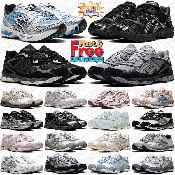 Free Shipping asicsshoe Designer running shoes sneakers mens trainers chaussure Silver Neon Pink Black men womens chaussure Schoenen Outdoor Sports with box ascis