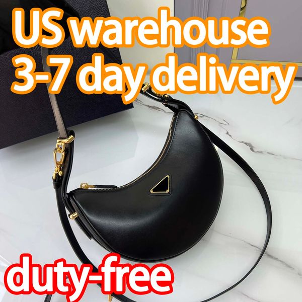 Designer bag shoulder bag fashionable luxury handbag calf leather moon bag 3 styles 2000 2005 series bag nylon environmentally friendly material bag 001