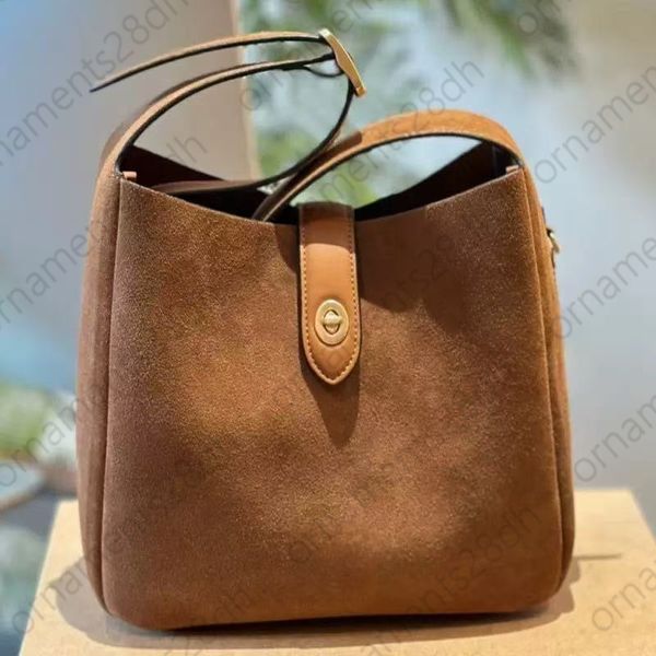 

Brown suede designer bag suede bag bucket bag Soft suede shoulder bag high quality suede tote bag New Autumn Winter handbags Suede tote women underarm bag hobo bag, Grey