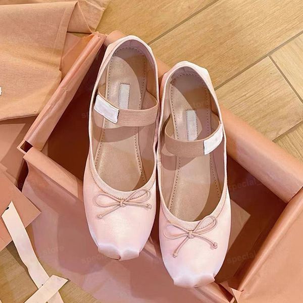 Designer Shoes Designer Ballet Luxury Shoes Loafers Womens Flats Sandals Dress Shoes Mihara Ballerine Shoes Satin Sandals Designer Dance Shallow Mouth Shoess