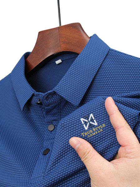 

Men's Short sleeved Summer New Luxury Golf Polo Shirt High quality Brand Exquisite Design T-shirt Top Polo Shirt, Ivory