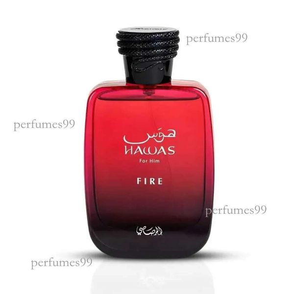 

cologne perfume designer fragrance RASASI Hawas Fire Eau De Parfum Spray 100ML 3.4 Oz - Bold Long Lasting Arabian Perfume For Men With A Fiery M250813 -