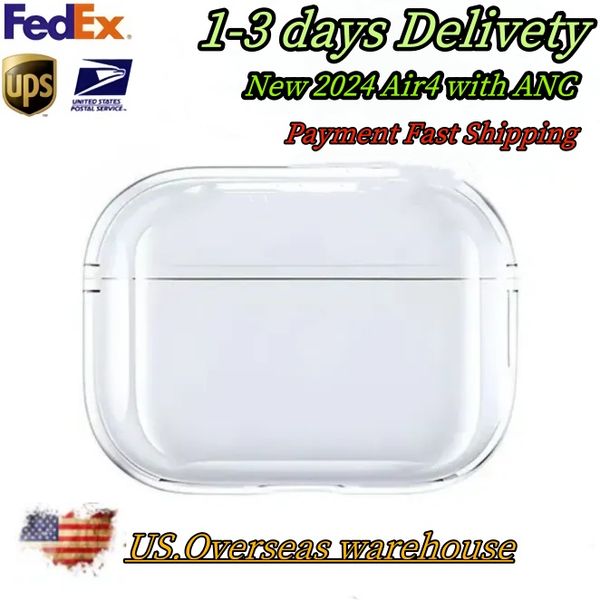 USA Stock ANC Noise for AirPods pro 3 2 earphone 3rd 5 4 6 airpod earphones 3 Solid Silicone Cute Protective Headphone Cover Wireless Charging 3nd 2nd anc new case