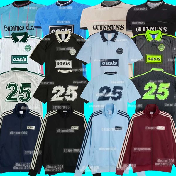 jacket 2025 Oasis Tour Firebird Track Football Jersey Shirts Kit 25 26 Fontaines Dc Home BLACK GUINNESS TOUR JACQUARD Jerseys oasiss tour 25 AKINTUNDE
