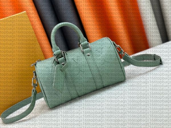 25cm kee pall Bags spee dy Pillow bag Colorful embossed design shoulder cross body package clutch handbag leather messenger package tote bag