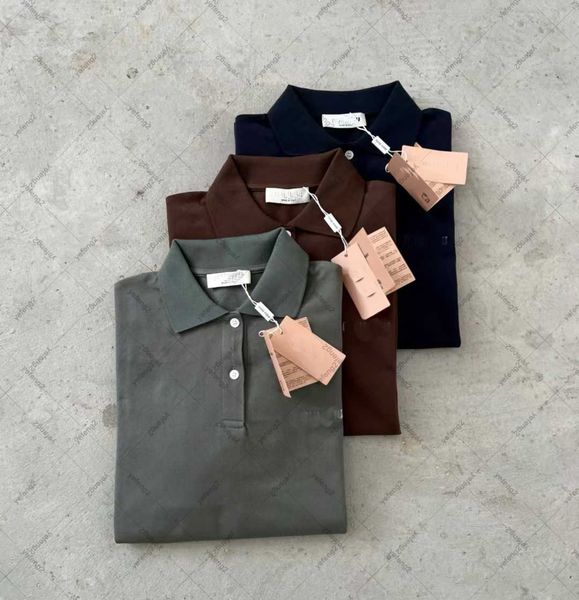 mens polos shirt designer polos long sleeve 25 new classic niu embroidered womens polo shirt