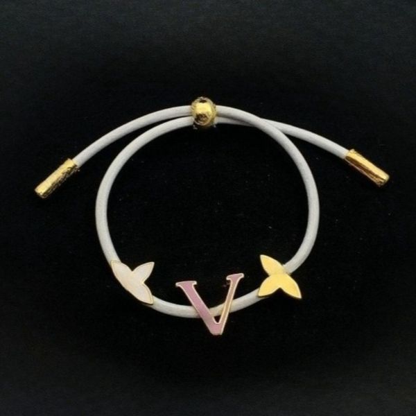 

Designer Bracelets Simple Leather Bracelets Classic Prints Unisex Fashion Jewelry Valentine's Day Gifts Couple Bracelets