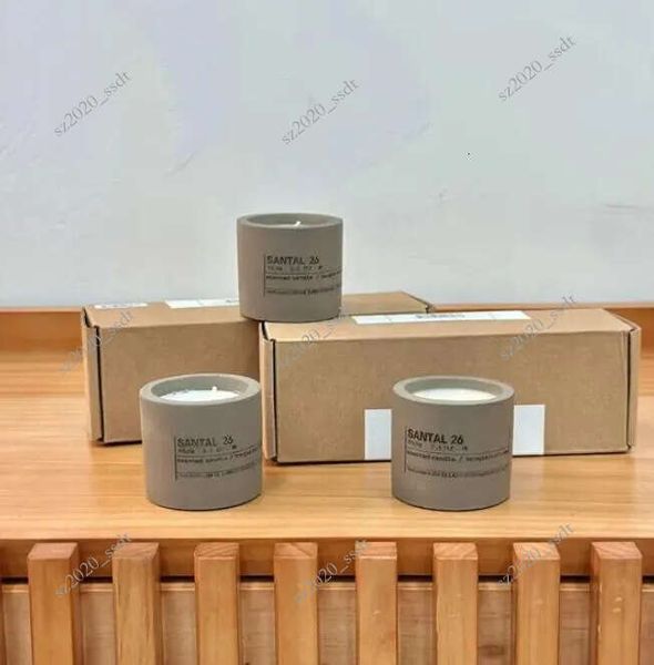 59.5g * 3 Incense Candle Santal 26 Incense Candle Shell Wax Grass New York Long lasting Fragrance Luxury Aromatherapy Candle Gift Box Birthday Christmas Gift