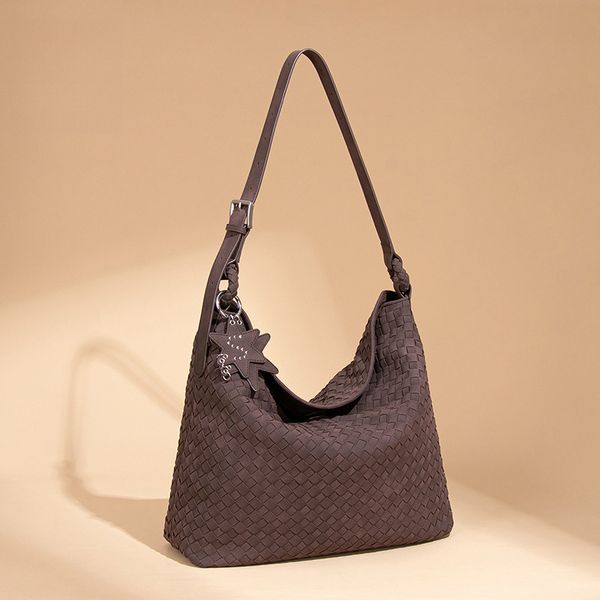 Tote Bag designer Border Hot Sale Single Shoulder Underarm Women S Bag New Hand Woven Bag High End Matte Suede Handheld bag free shipping