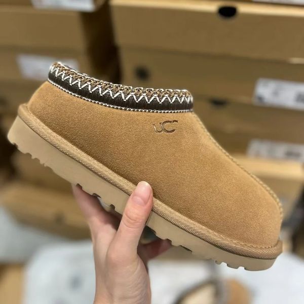 

Tasman Slippers mens Tazz Fur snow boots Australia sheepskin slipper Classic Ultra Mini platform boot winter Suede Shearling slides wool shoes designer booties ., *-7