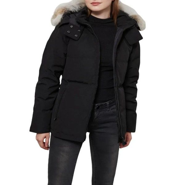 

winter down jacket women outdoor leisure sports white duck windproof parker long leather collar cap warm real wolf fur stylish classic adventure goose coat, Beige