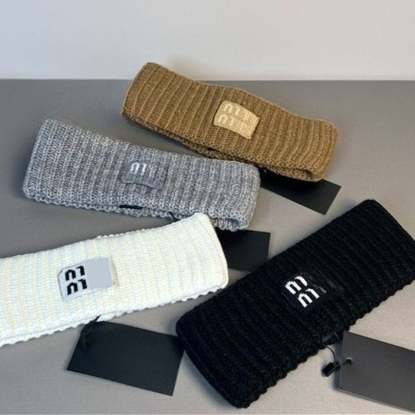 

Designer Headband Fashionable Women's Casual Sports Headband Classic Letter Design Knitted Elastic Daily Wear High Quality
