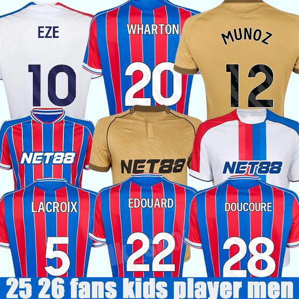 

25 26 PaLaCes EZE 2025 2026 WINNER NKETIAH SARR Football Shirt football kit Soccer Jerseys RICHARDS LERMA EDOUARD HOLDING CrYsTalS MUNOZ MATETA SCHLUPP Men kids tops, Orange