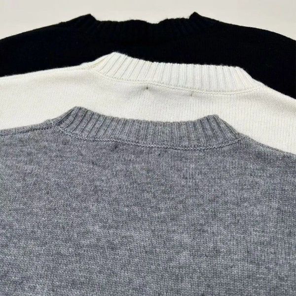 

designer sweater women jumper cardigan knitwear pullover sweaters classic vintage embroidery long sleeve keep warm twist knitted, Color 3