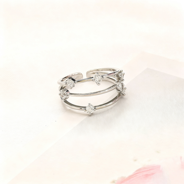 

Classic  sliding ring gold fashionable couple wedding ring daily wear christmas gift for giving business party luxury jewelry, Green