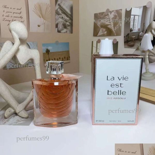 

perfume cologne designer Incense La Vie Est Belle Iris Absolu Pers Eau De Parfum For Women Cologne Body Mist Spray 100Ml Edp Lady Fragrance Long Lasting Plea