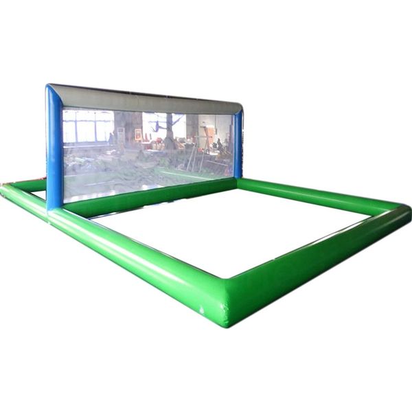 Outdoor Other sporting goods Commercial Floating Water Sports Game Inflatable Volleyball Court Tennis Field Toys made of Airtight tubes