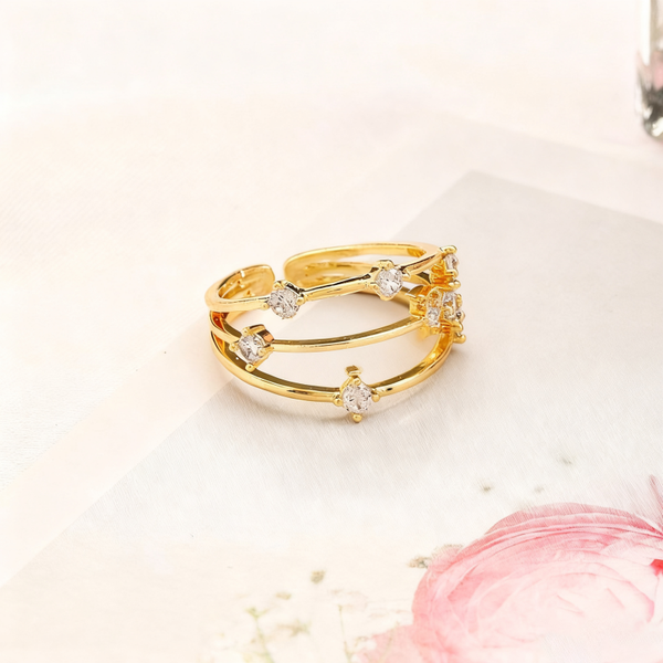 

Classic  sliding ring gold fashionable couple wedding ring daily wear accessory gift for giving business party luxury jewelry, Grey