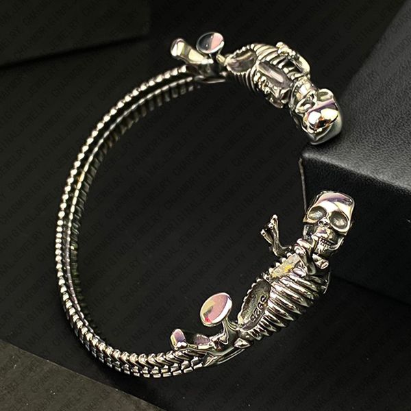 

Chrome Bracelet Designer Bracelet Women Feather Bangle Luxury Jewlery Designer for Women Stainless Steel Adjustable Open Cuff Elegant Gift Premium