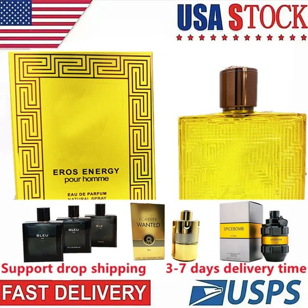 

USA Men Perfume 3-7 Days Deliver High Quality EDP Perfume Lasting Fragrance Women Perfume Attractive Incense Body Spray Cologne