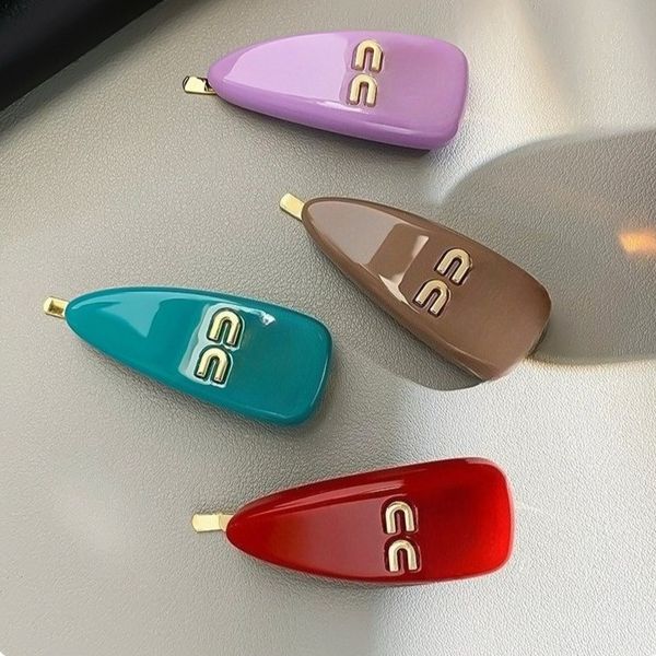 

Luxury Barrettes Designer Womens Girls Hairpin Brand Classic Versatile Leisure Hairclips Fashion Black Hairpin Hair Clips