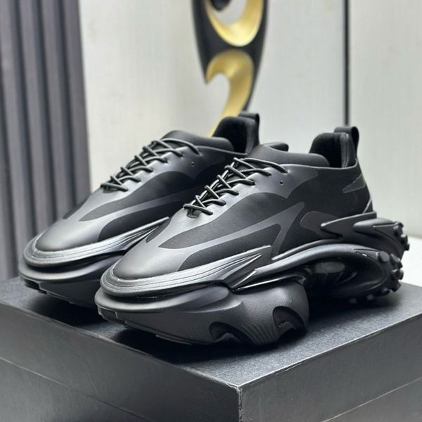 Men Womens low Sneakers neoprene calfskin Luxury spaceship Designer Mens TPU soft permeability casual shoes with box