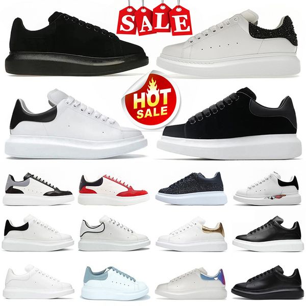 

designer men women platform casual shoes men women black white red suede leather luxury sneakers mens trainer jogging walking chaussures, Clear