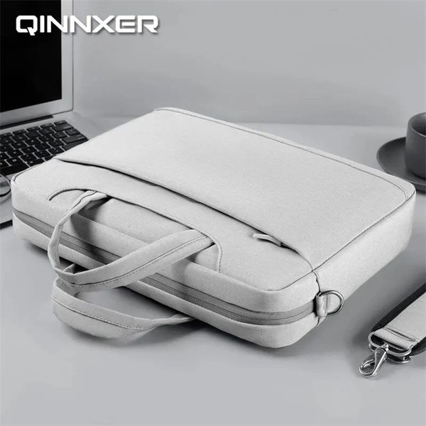 QINNXER laptop large capacity ten font briefcase 15.6-inch thick shock-absorbing inner can essential package 241212bj