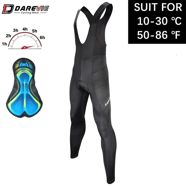 Cycling Pants DAREVIE Bib Summer Men Gel Pad Long Breathable Men's Tight 6 Hour Ride Trousers 231101