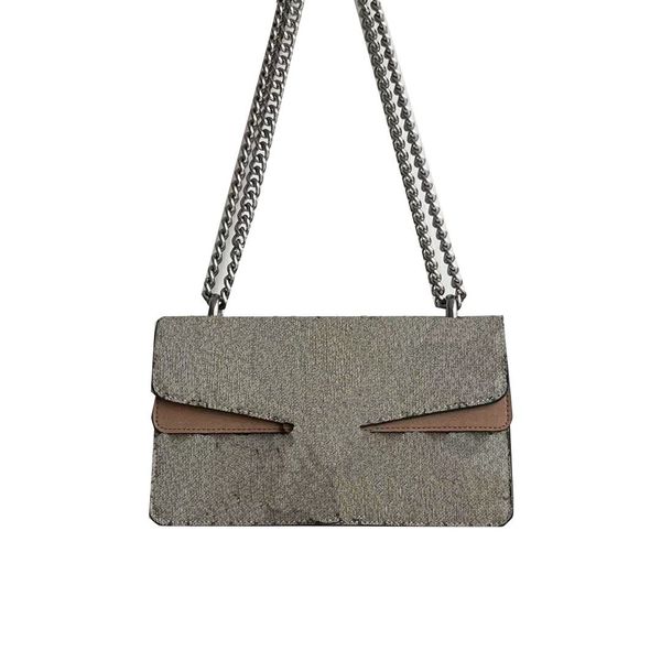 

Classic chain shoulder bag, luxury fashionable women's crossbody bag, handbag pocket, multi coin slot wallet, mobile phone bag, free gift, Khaki