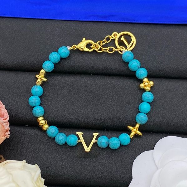 

Designer Beaded Bracelets Turquoise Bracelets Bohemian Holiday Style Rice Bead Bracelet and Necklace Set Special Holiday Gift