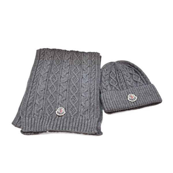 

Hat Scarf Set Warm Winter Knit Beanie Scarf Unisex Wool Blend Ideal for Cold Weather Versatile for Everyday Wear Available in Multiple Colors, Grey