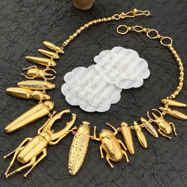 

schiaparellinecklace designer necklace women beetle necklaces vintage inspired luxury jewelry designer for women art nouveau statement pendant high end gift