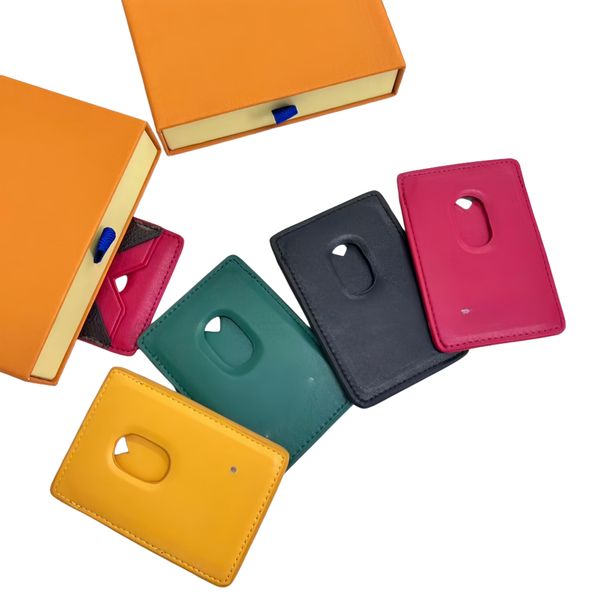 

Designer Luxury MagSafe Magnetic Card Holder Slim Leather Phone Wallet for Phone 12-17 With 2 Credit Card Slots Gift Box Unisex Black, Dd black