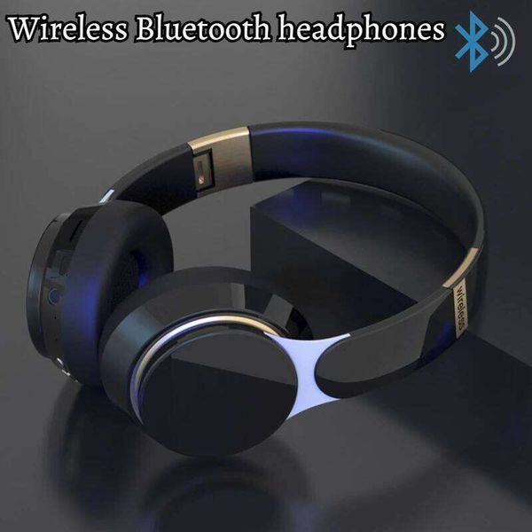 Wireless Foldable Bluetooth Earphones Noise Reduction Sports With HD Mic Gaming Headphones Bass Headsets