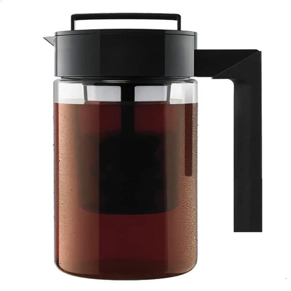 1pcs 900ML/1300ML/2000ML Cold Brew Iced Coffee Maker With Coffee Filter and Handle 250408
